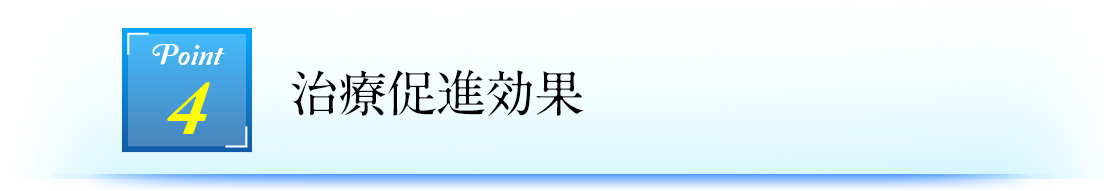 Point4 治療促進高価